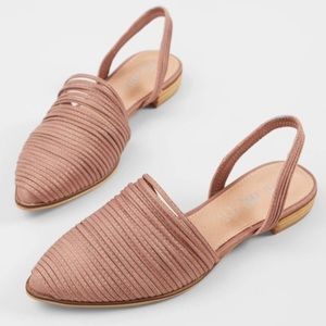 Mi.iM Sydney Strappy Pointed Toe Slingback Flats